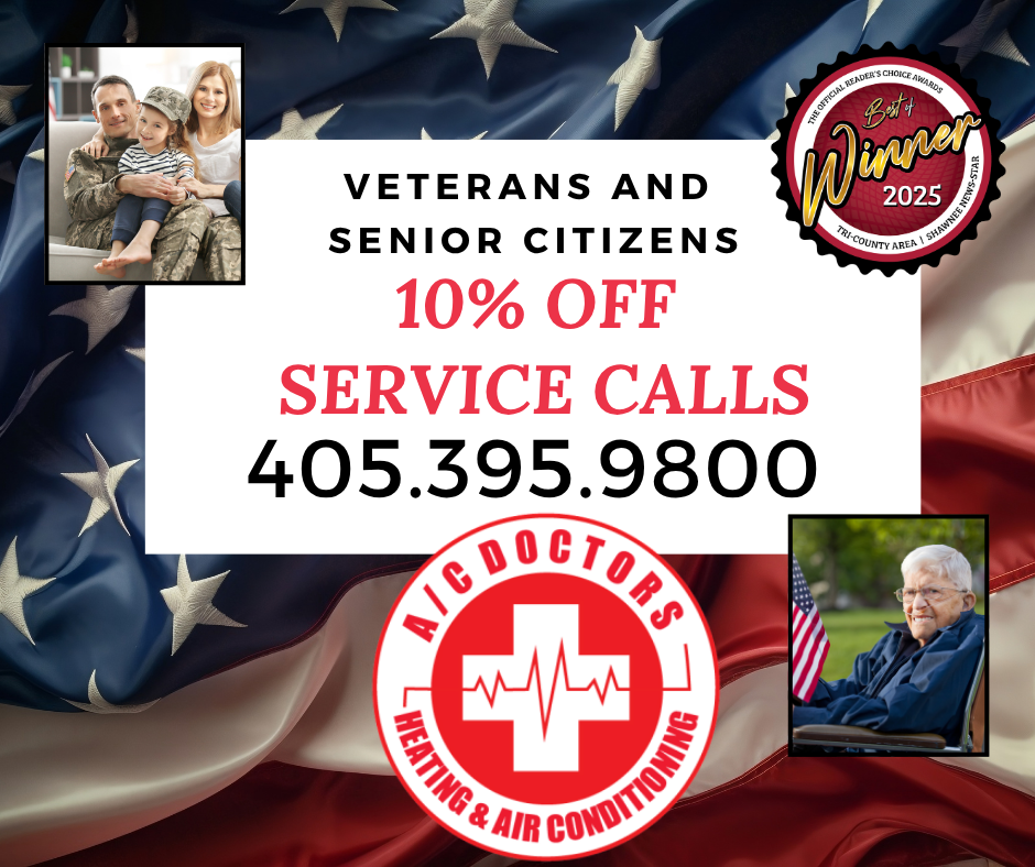 Discount for Seniors and Veterans Graphic