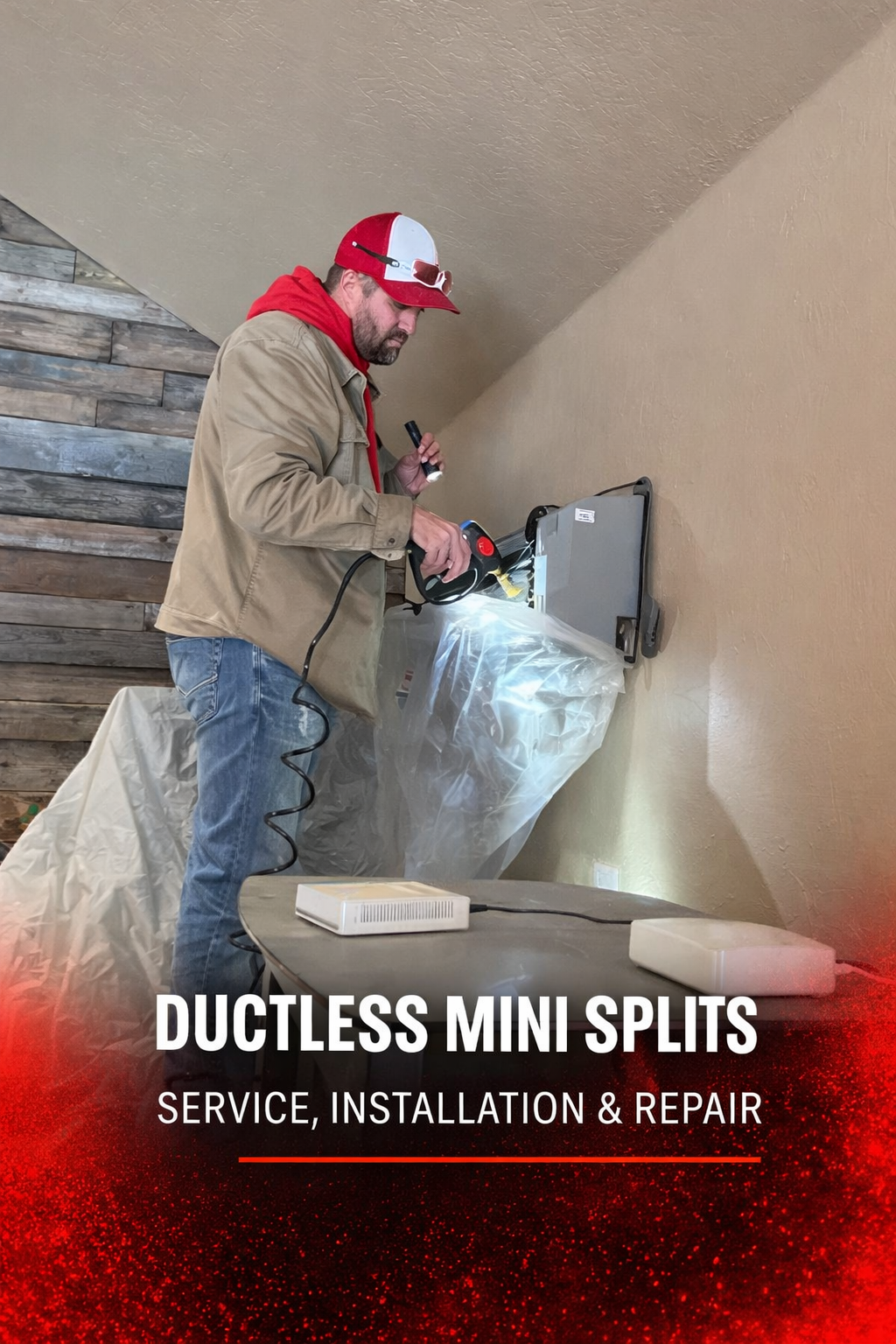 Maintenance on Mini Split with word overlap